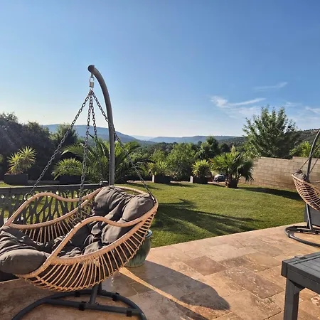 8 Pers Avec Spa, Vue Panoramique Et Jardin Pres Du Salagou